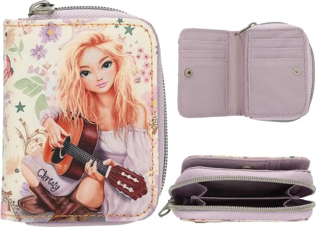 Portafoglio Depesche TOPModel Cowgirl - Lilla/Crema - Organizzatore Pocket - 1