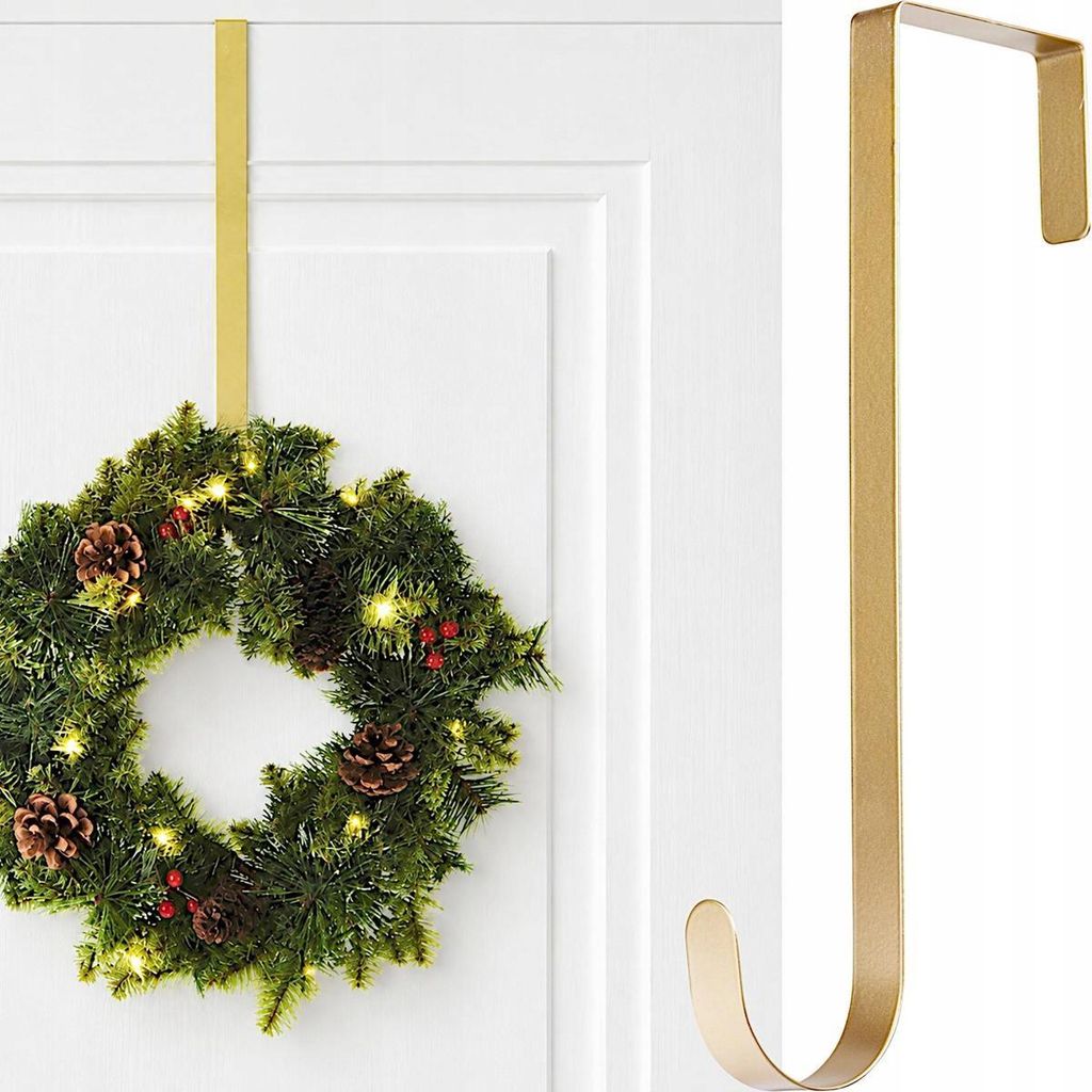 Metaalhaakjes, 30 cm, goud – Decoratieve haakjes voor het Productafbeelding 