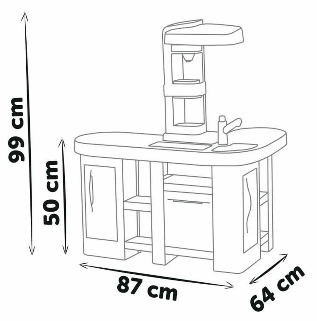 Cuisine Smoby Compacte et Solide - La Solution pour Jouer sans Encombre - 5