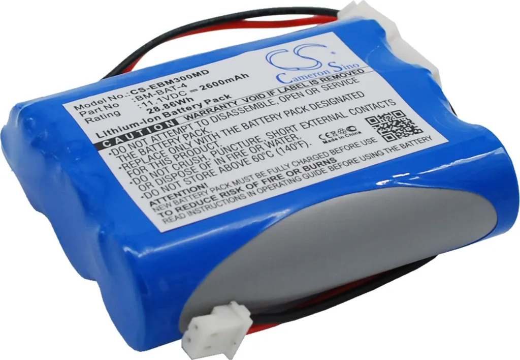 Batterie de Secours pour Moniteur GIMA BM3 et Bionet BM5 11.1V Li-ion
