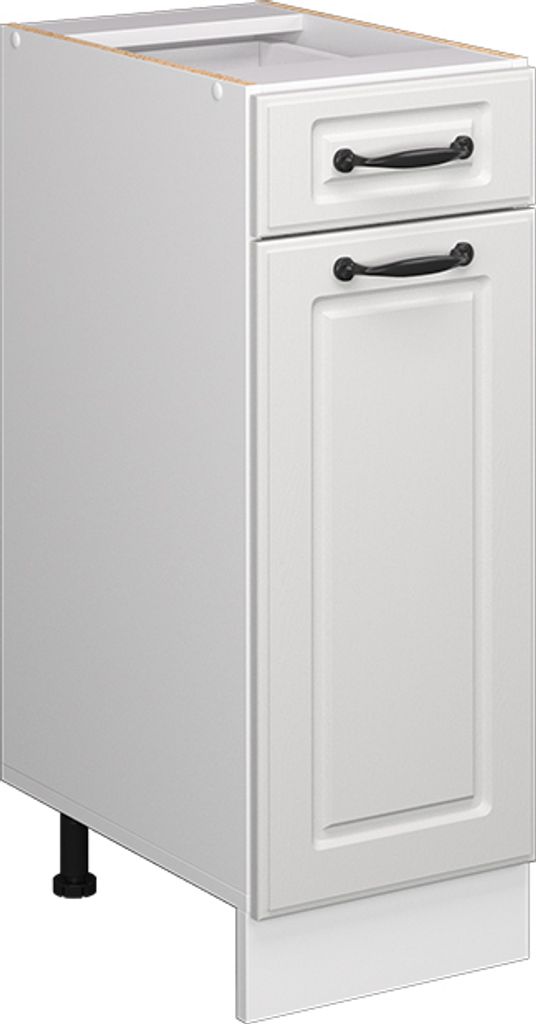 Küchenunterschrank Vicco R-Line Weiß Landhaus 30 cm ohne Produktbild 