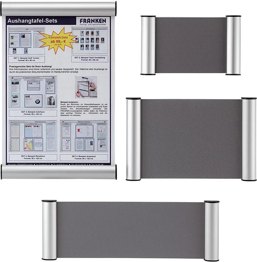 Clip signalétique argenté 148mm pour éviter les feuilles volantes