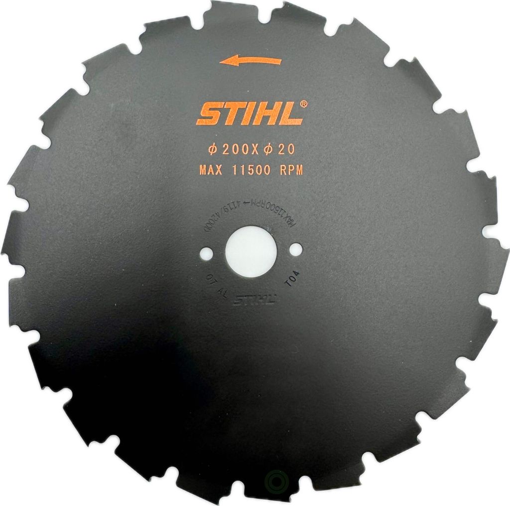 Stihl 41197134200, Ostrze noża do kosiarki, Czarny, Stal, 1 Zdjęcie produktu 