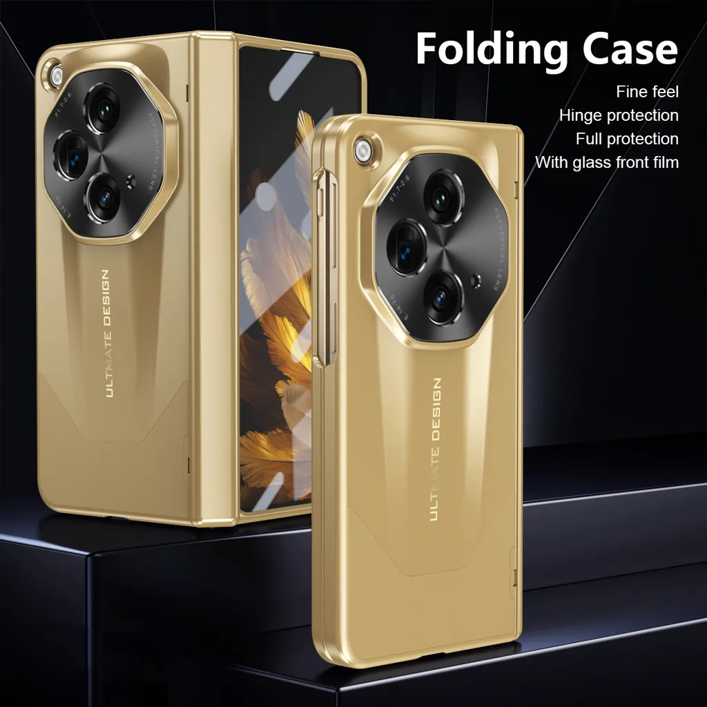 Custodia Oro Luxury OnePlus Open - Protezione Integrale Oppo Find N3