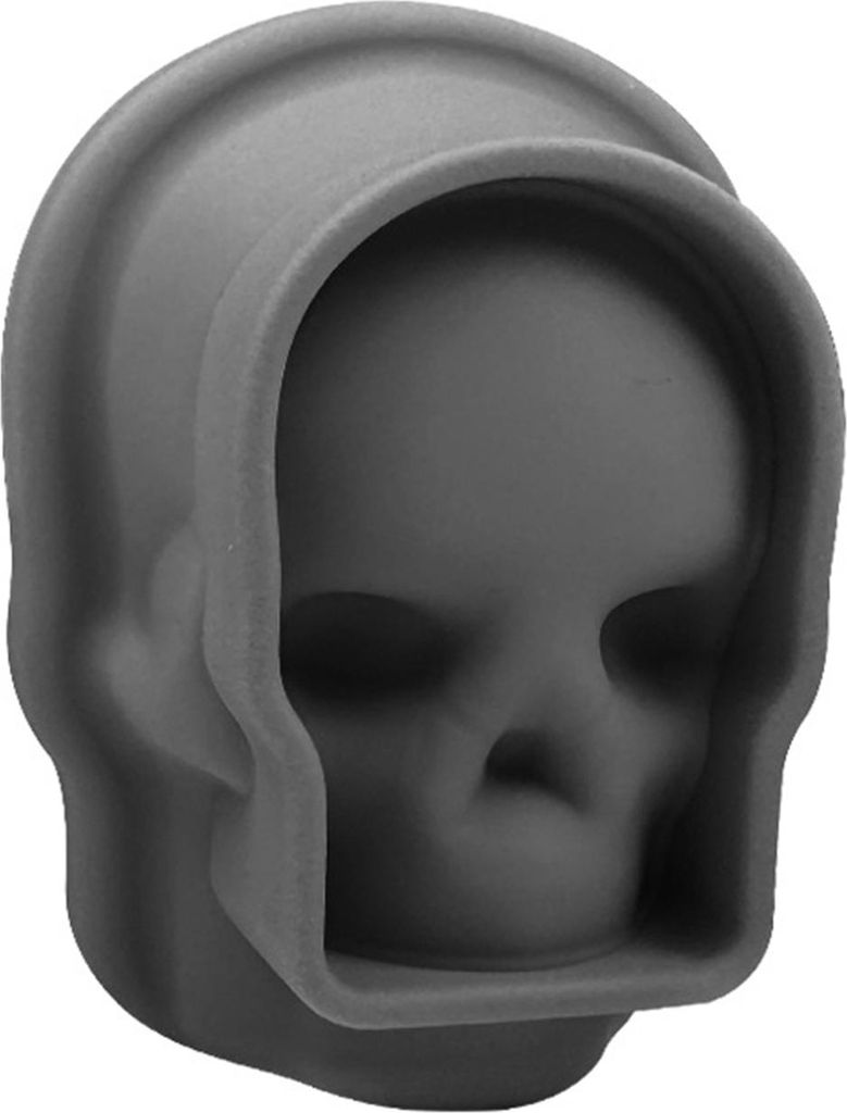 Skelett-Eiswürfelform, große Silikon-Eiswürfelschale für Whisky, Cocktails, Saft, BPA-frei, Totenkopf-Eismaschine, Halloween-Partyzubehör