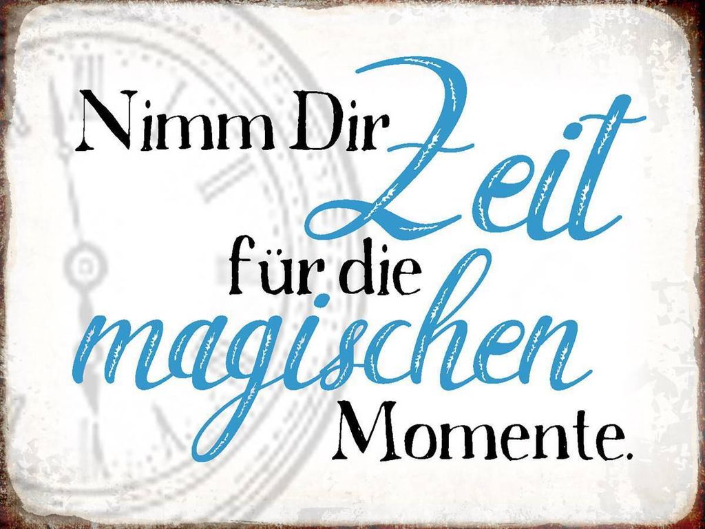 vianmo Holzschild 30x40 cm nimm Zeit für magische Momente Produktbild 