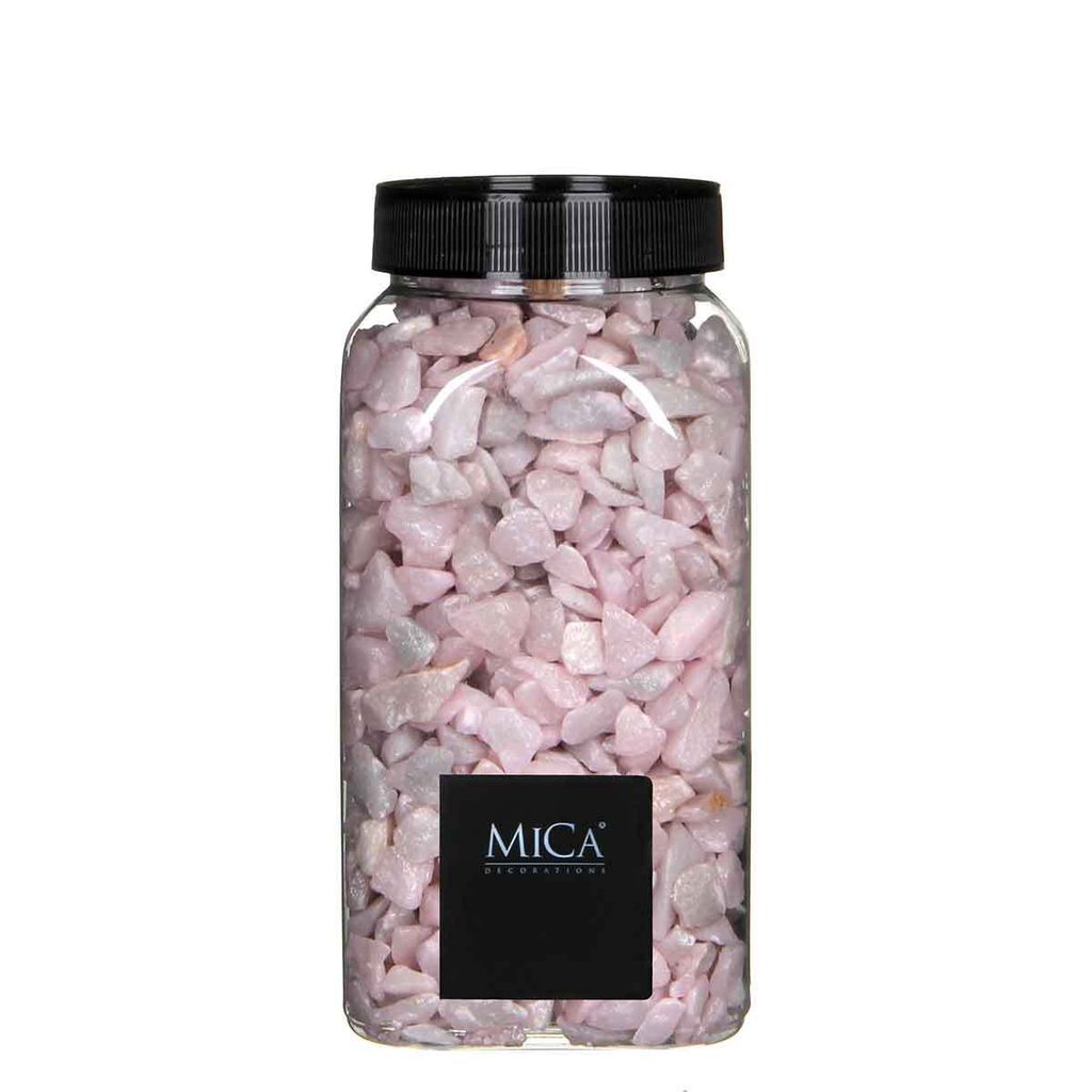 Mica Decorations Dekorative Steine rosa 650 ml 1 kg Produktbild 
