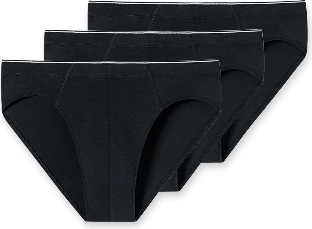 Schiesser 3er Pack 95/5 Organic Baumwolle Mini Slip / Unterhose Angenehm weicher, innenliegender Komfortbund, Hochwertiges Material und optimaler T...