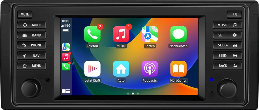 Android Radio 64GB für BMW X5 E53 2000-2007 Radio Navi Carplay DAB+ Bluetooth