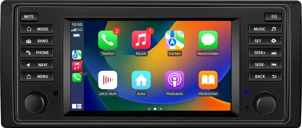 Autoradio Android BMW X5 E53 2000-2007: 64GB Navi Carplay Bluetooth