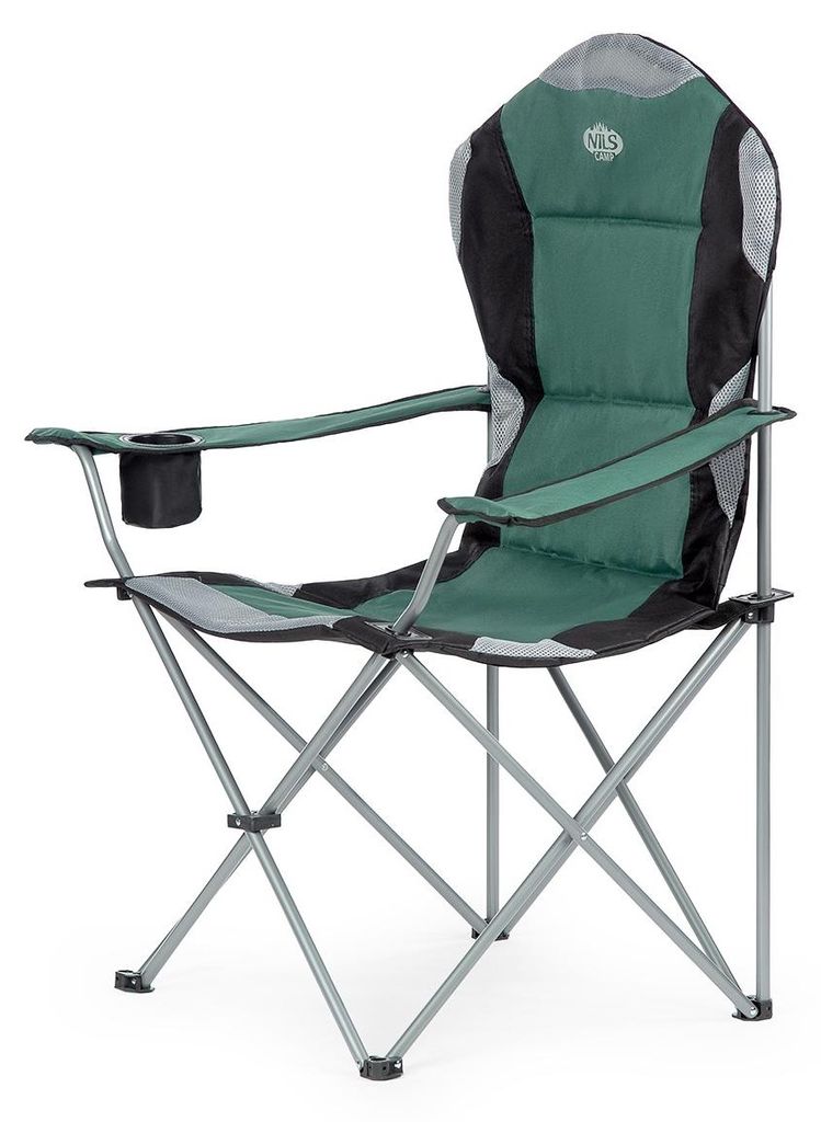 Skladacie kreslo NILS Camp NC3080, zelené Obrázok produktu 