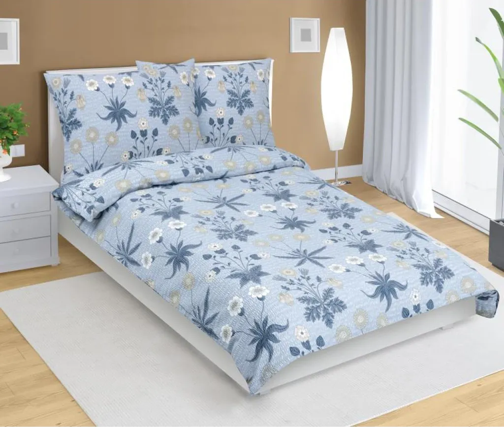 Crêpe di Lino Blu: Il Must-Have per la tua Camera da Letto 140x220