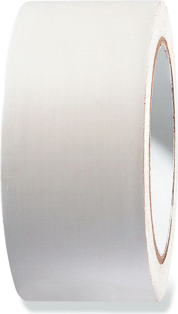 72 Rollen PVC Putzband 50mm x 33m Schutzband Glatt Weiß Abklebeband Abdeckband