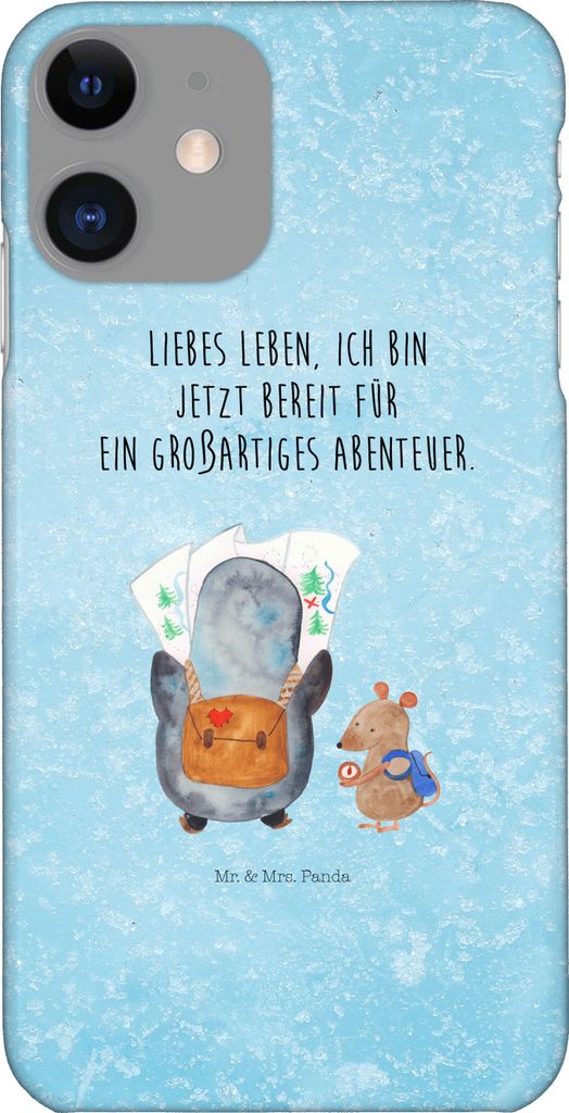 Mr. & Mrs. Panda Iphone 11 Handyhülle Pinguin & Maus Produktbild 