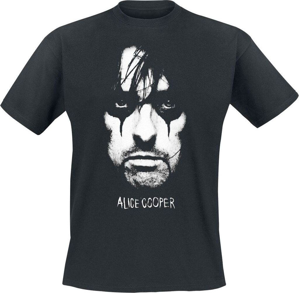 Alice Cooper T-Shirt Herren Portrait schwarz XL