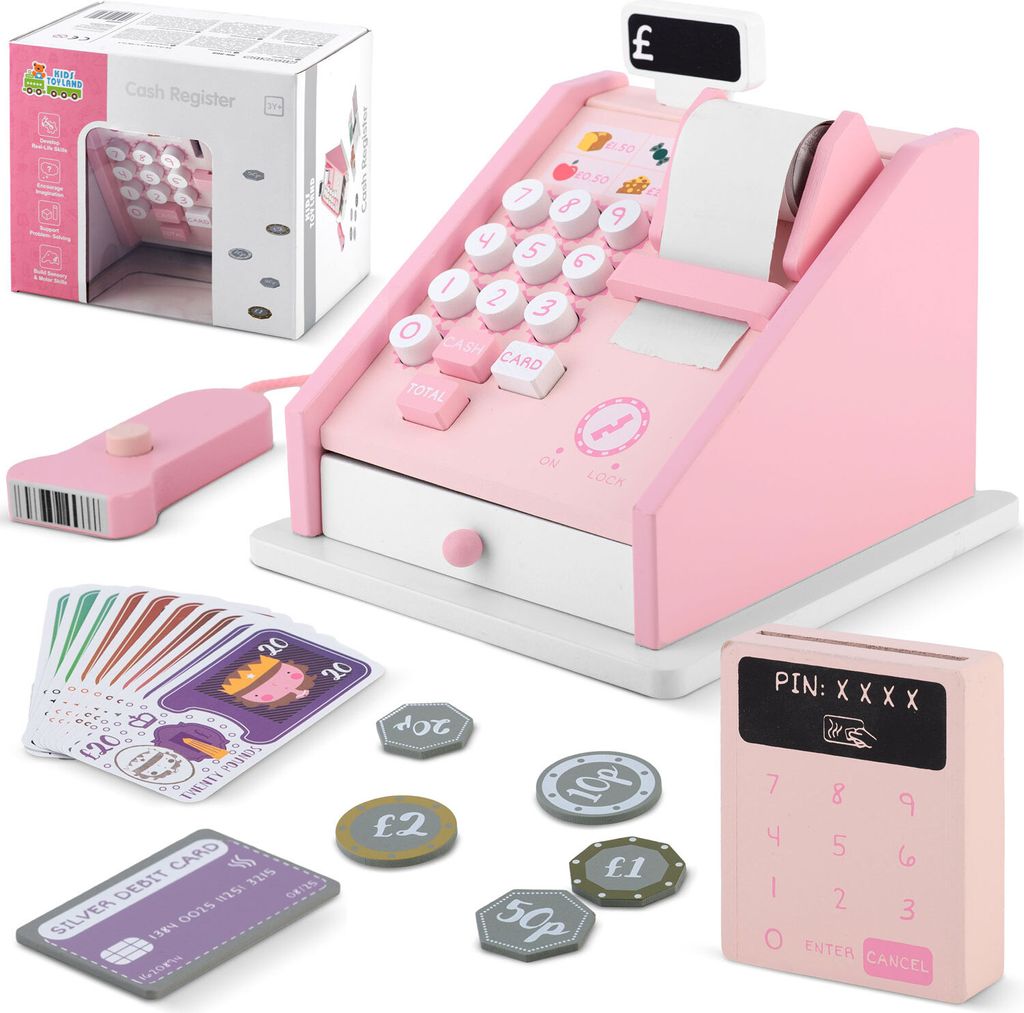 Holzspielzeug Registrierkasse RK-868 Ricokids Produktbild 