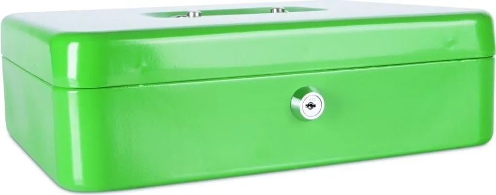 Registratore Cassa Portatile DONAU Verde 30x24x9 cm | Metallo Robusto 5234001PL-06