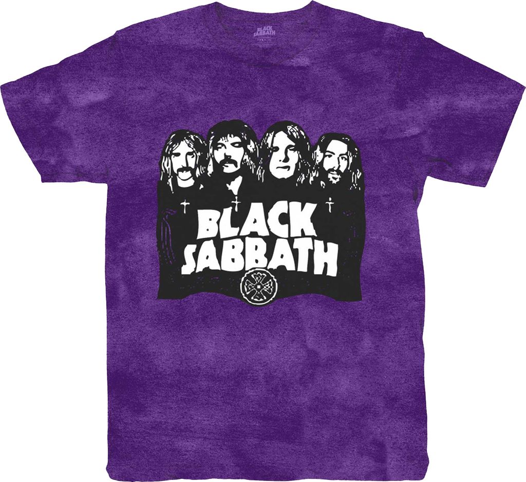 Black Sabbath - T-Shirt Logo für Herren/Damen Uni RO3225 (M) (Violett)