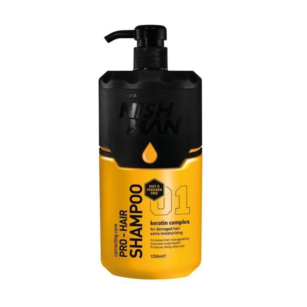 NISHMAN PRO-HAIR SHAMPOO 01 1250ml šampón na vlasy Obrázok produktu 