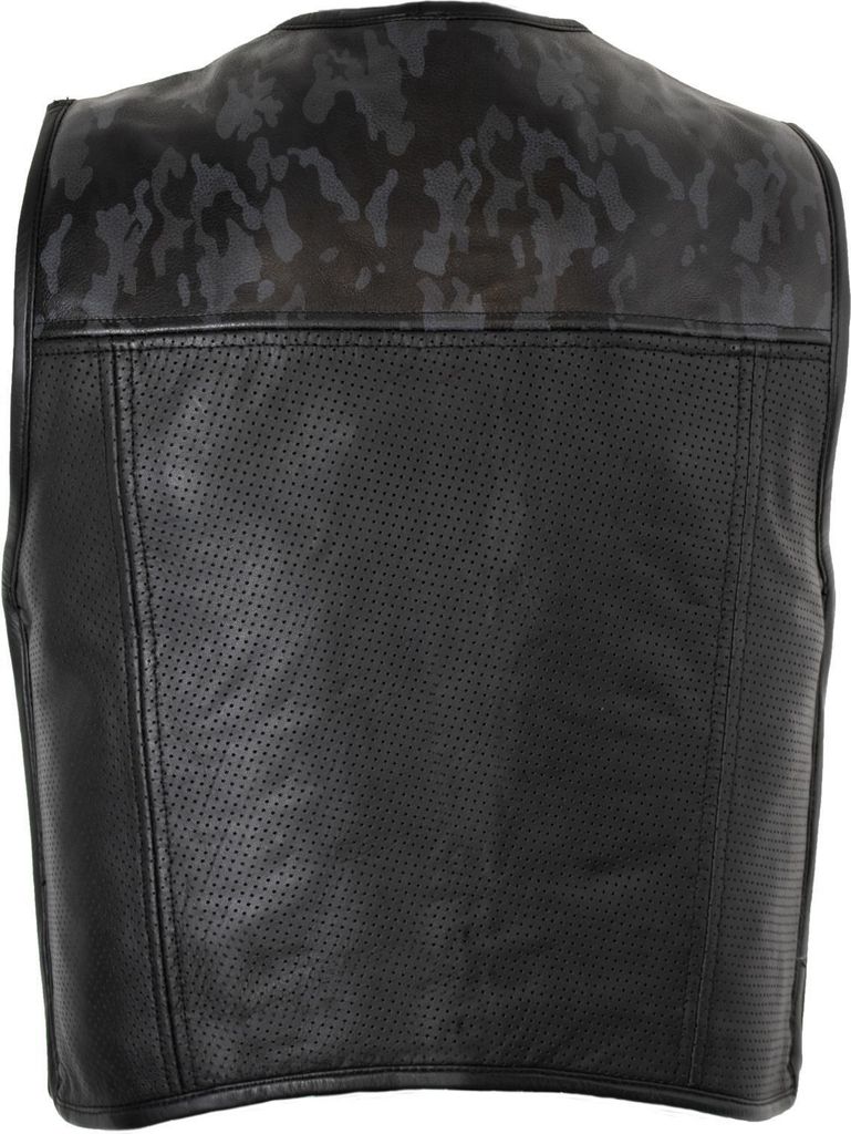 Mdm Lederkutte Camouflage Herren Camouflage Lederkutte Camouflage