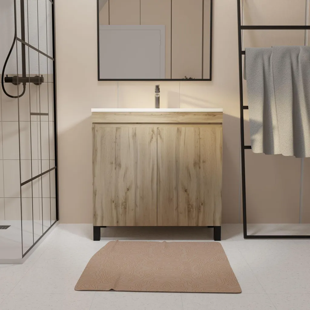 Meuble de salle de bains 60 cm TIMBER pour optimiser les espaces