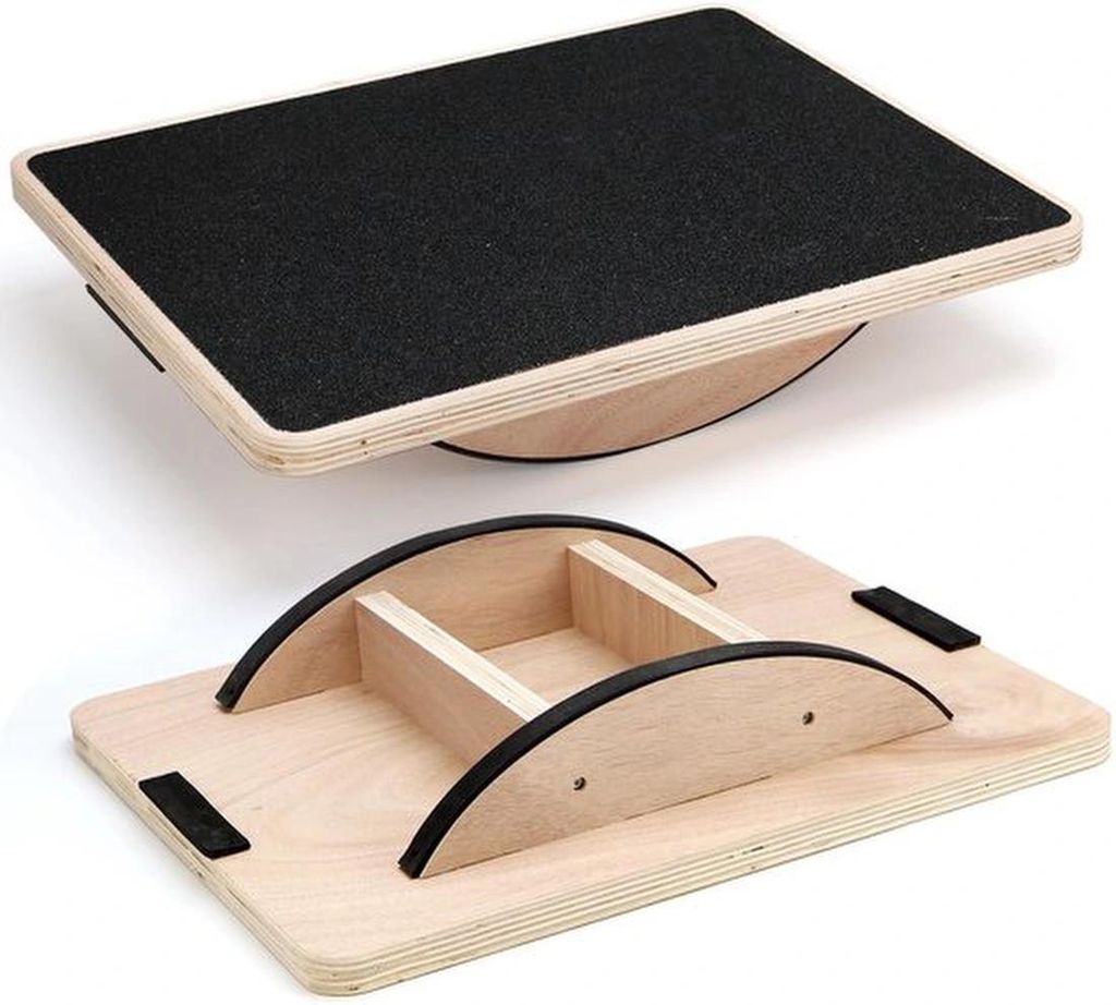 Unyqoos Wooden Balance Trainer zur Verbesserung des Gleichgewichts und der Stabilität des Rumpfes