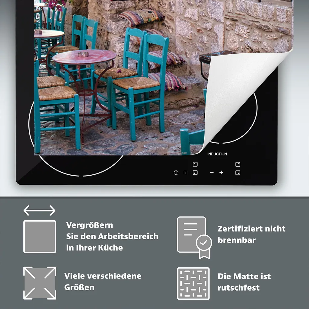 Tappetino Induzione 90x52 DarHaus: Protezione Roll-up Design Urban City - 6