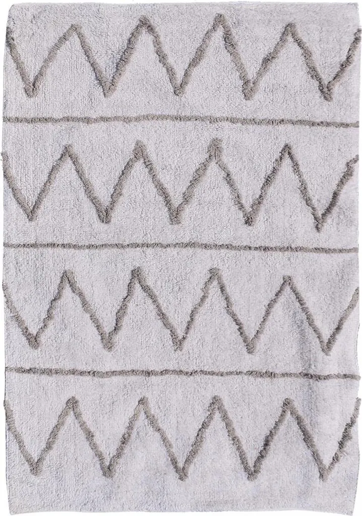 Tapis de chambre enfant en coton tressé main - Décoration scandinave