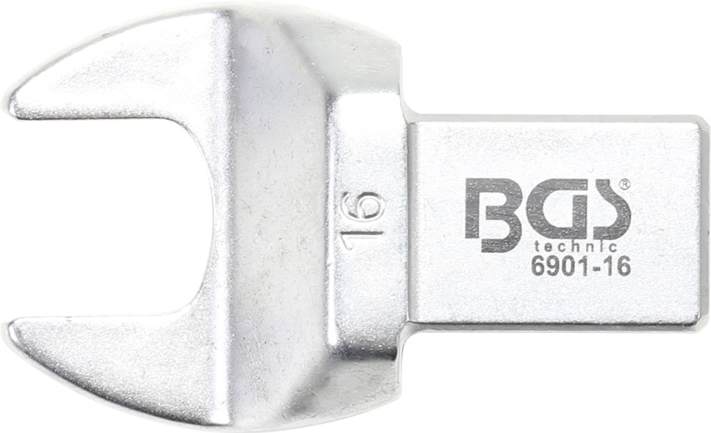 BGS 6901-16 Einsteck-Maulschlüssel, 16 mm, Aufnahm e 14 x 18