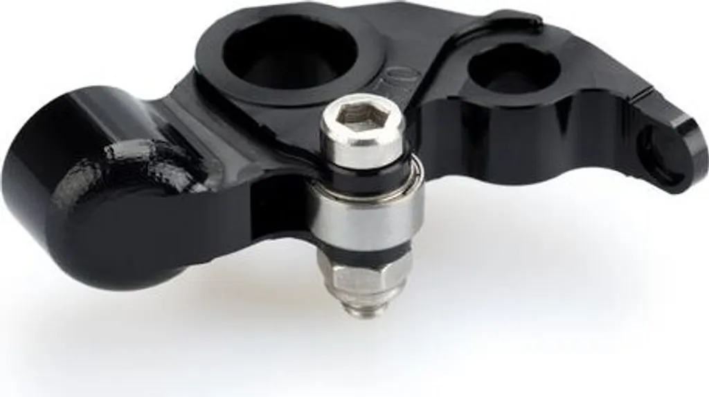 Adaptateur levier KYMCO AK550 PUIG 9811N en aluminium usiné Noir mat