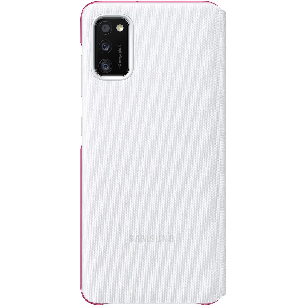 Protection Intégrale Samsung Galaxy A41 Étui S View Wallet Blanc Pratique
