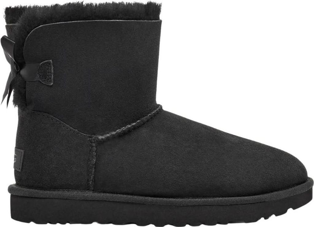 Ugg Mini Bailey Bow II Stiefel Schwarz - Damenstiefel - Produktbild 