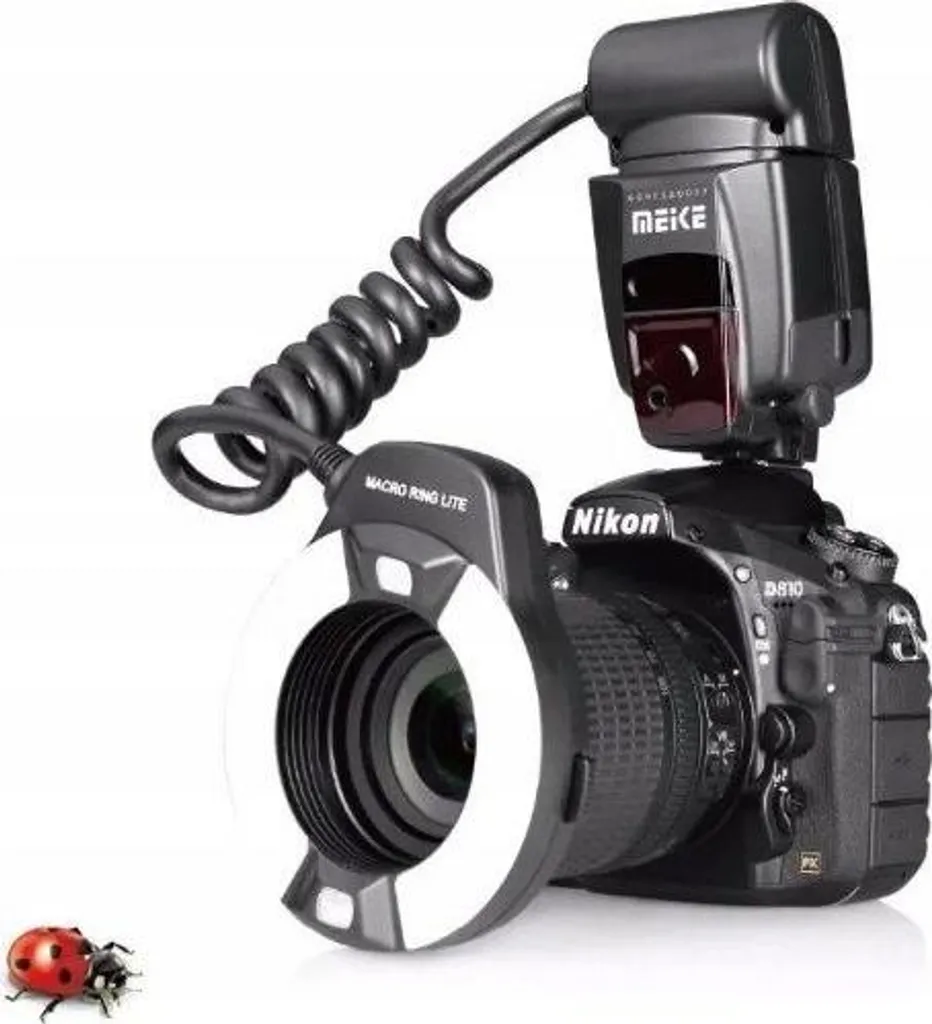 Flash Macro Meike MK-14EXT-N avec Écran LCD et Mode TTL pour Nikon