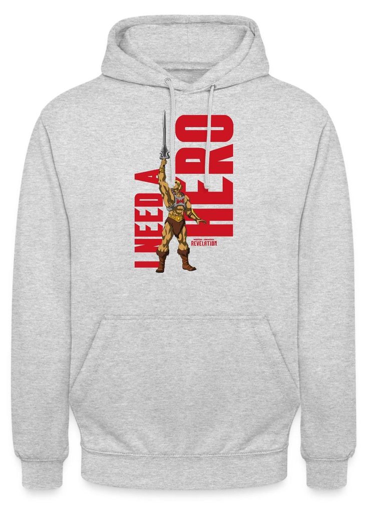 Spreadshirt Masters Of The Universe He-Man I Need A Hero Produktbild 