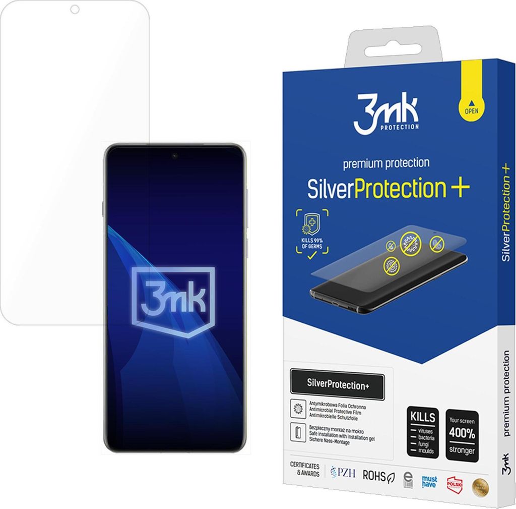 3mk Display Antimikrobielle Schutzfolie SilverProtection+ für Oppo Find X8 0,21mm Self-Heal