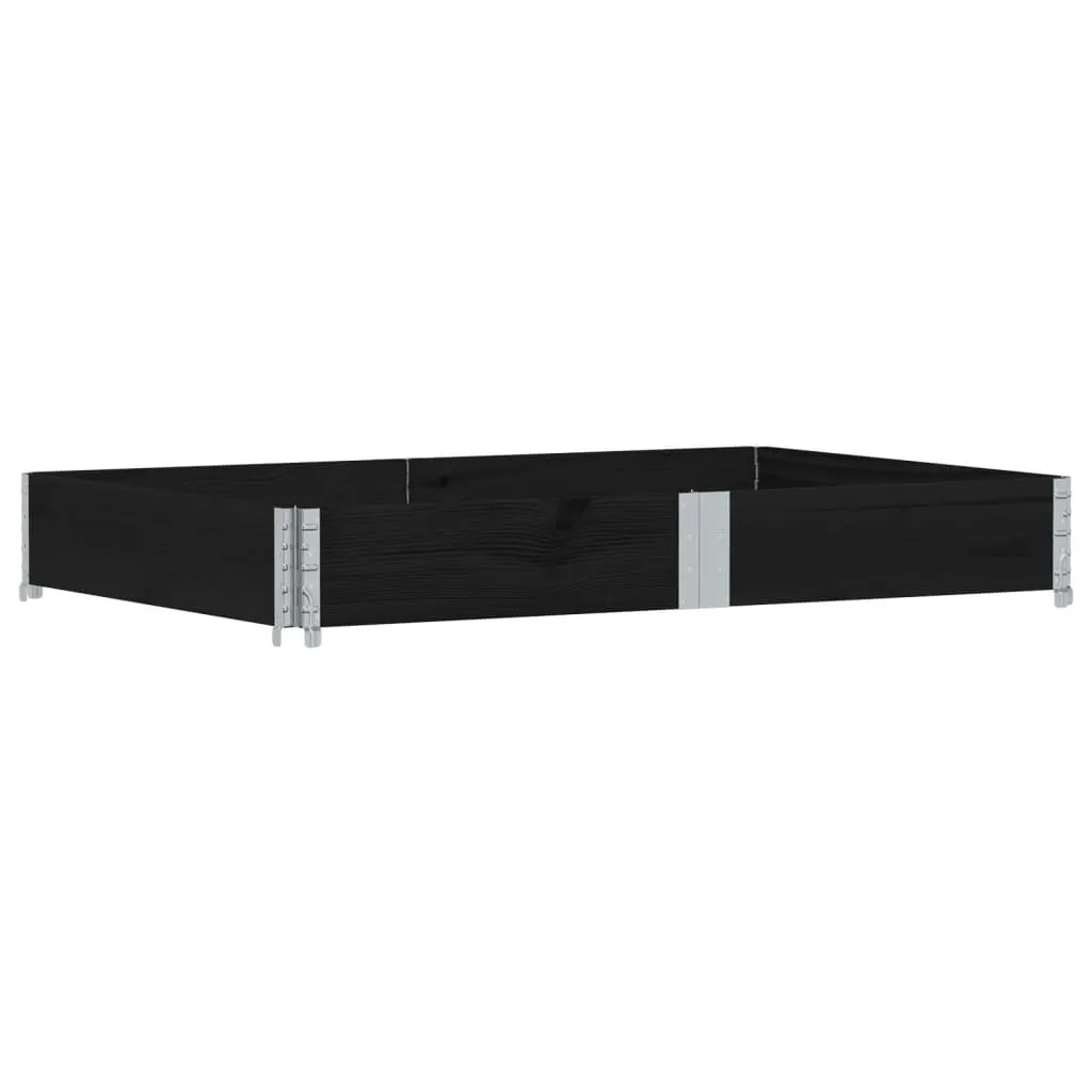 Rehausse palette Noir 150x100 cm : stop aux chutes de marchandises