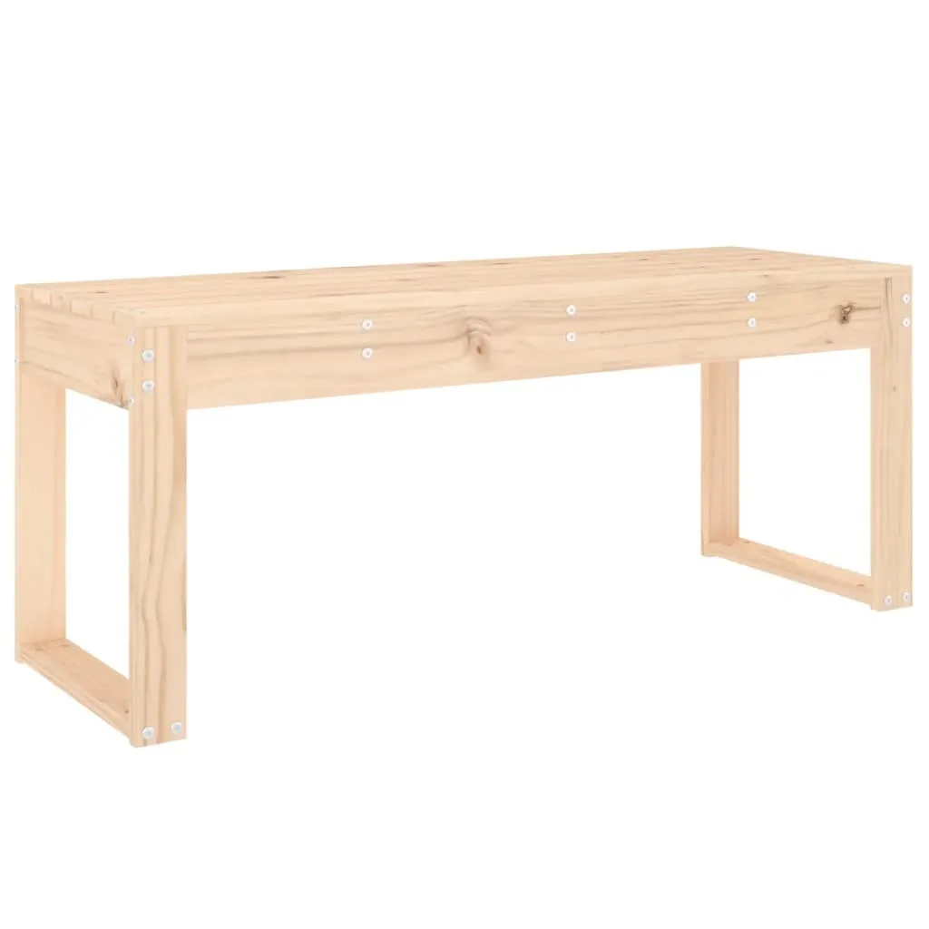 Panchina in Legno Massello di Pino 110 cm - Il Cuore del Tuo Giardino