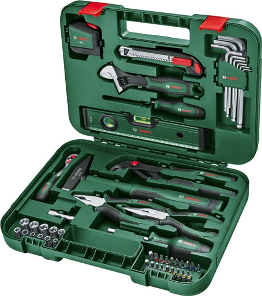 Set di utensili Bosch per la casa e il giardino, 52 pezzi, Immagine del prodotto 