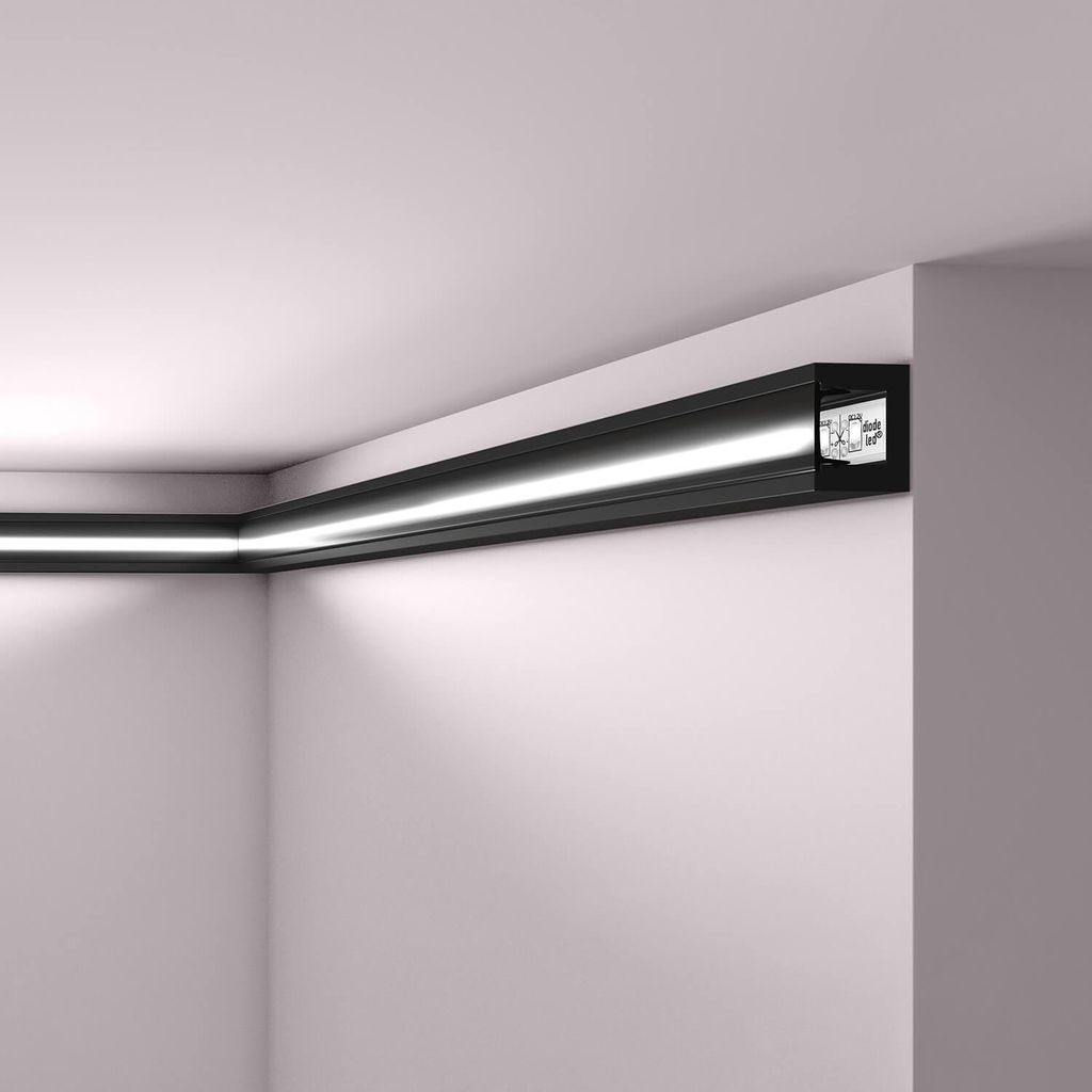 Modanatura per soffitto NMC IL12 BLACK WALLSTYL Noel Immagine del prodotto 