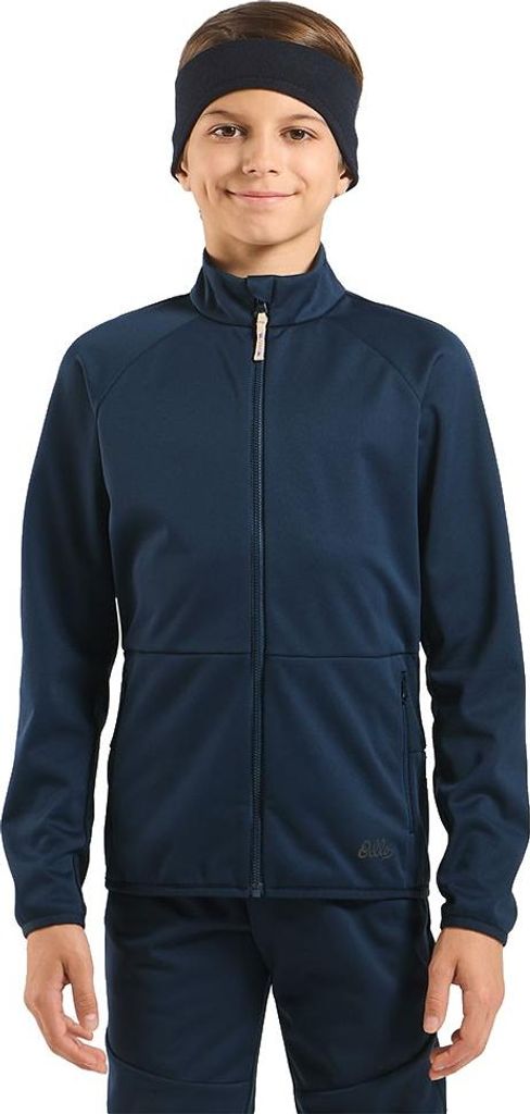 Essentials Warm Langlaufjacke für Kinder, Unisex - Odlo, Farbe:20731 dark sapphire, Größe:116
