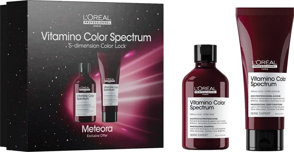 Cofanetto L'Oréal Vitamino Color Duo Meteora - Kit Professionale Natale