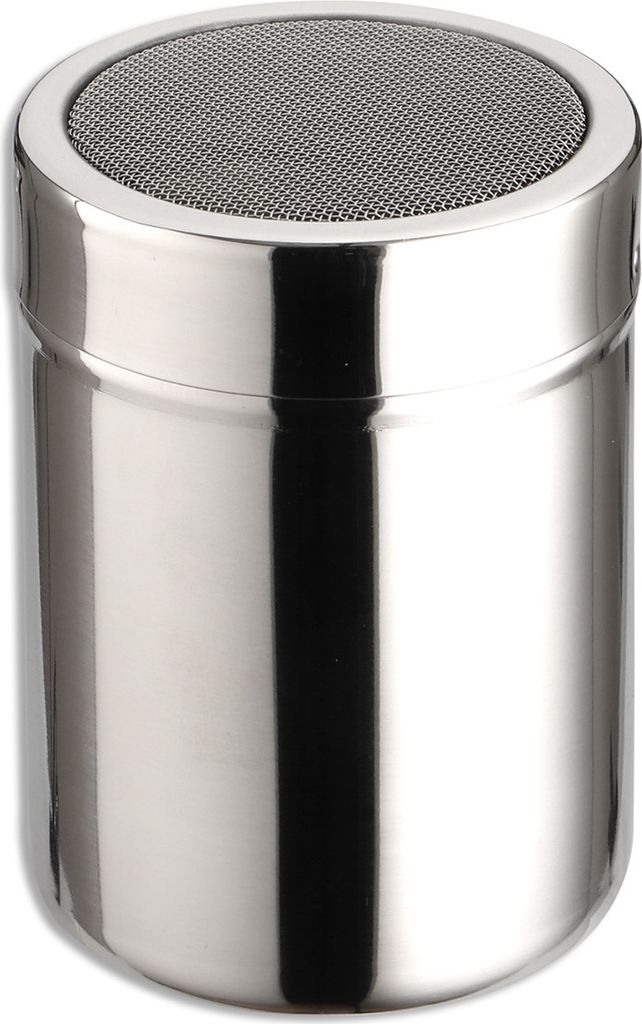 WEIS Kakaostreuer Edelstahl, hochglanzpoliert, Höhe: 90 mm, ø: 70 mm