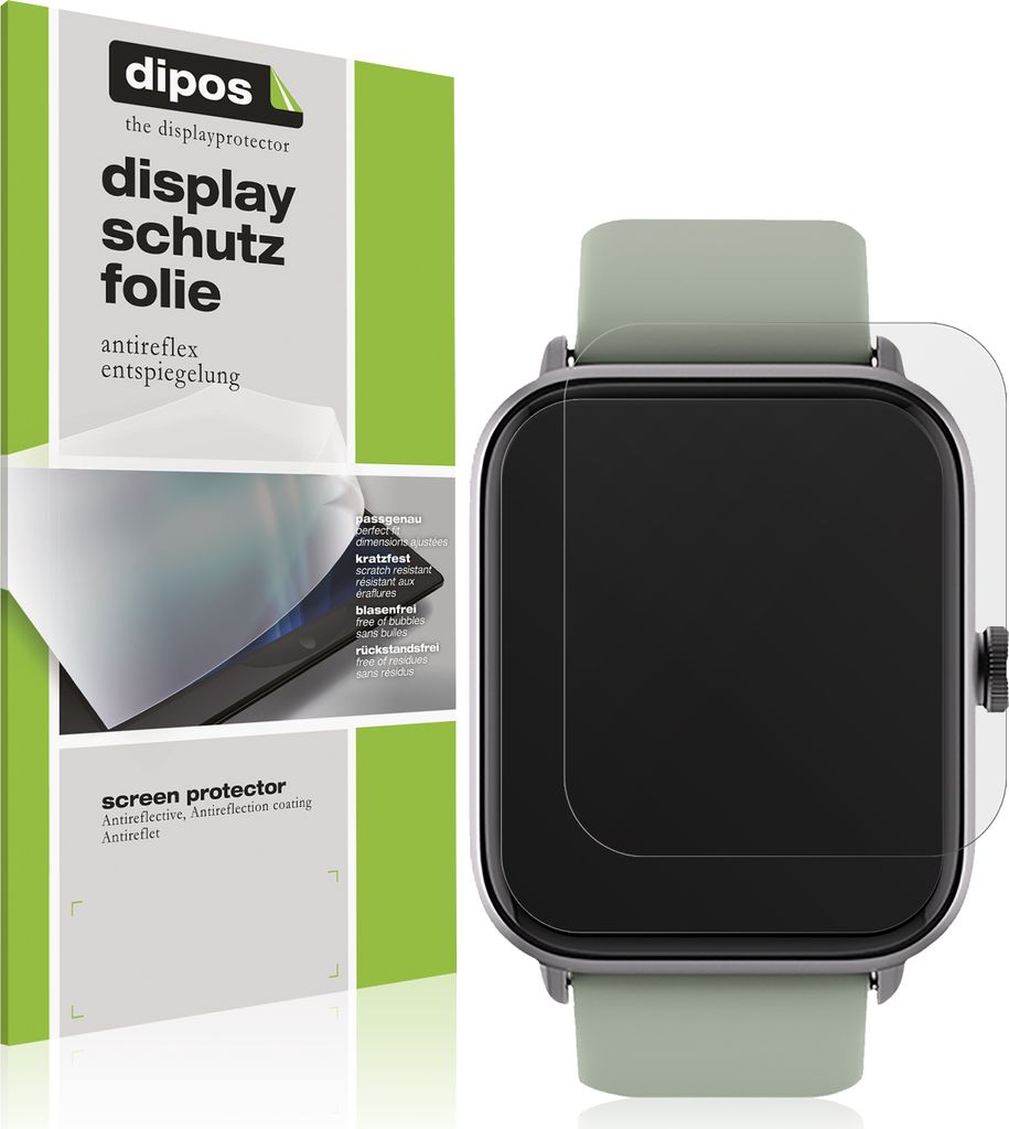 6x Schutzfolie für Noise ColorFit Pro 3 Alpha matt Displayschutzfolie Folie Display Schutz dipos