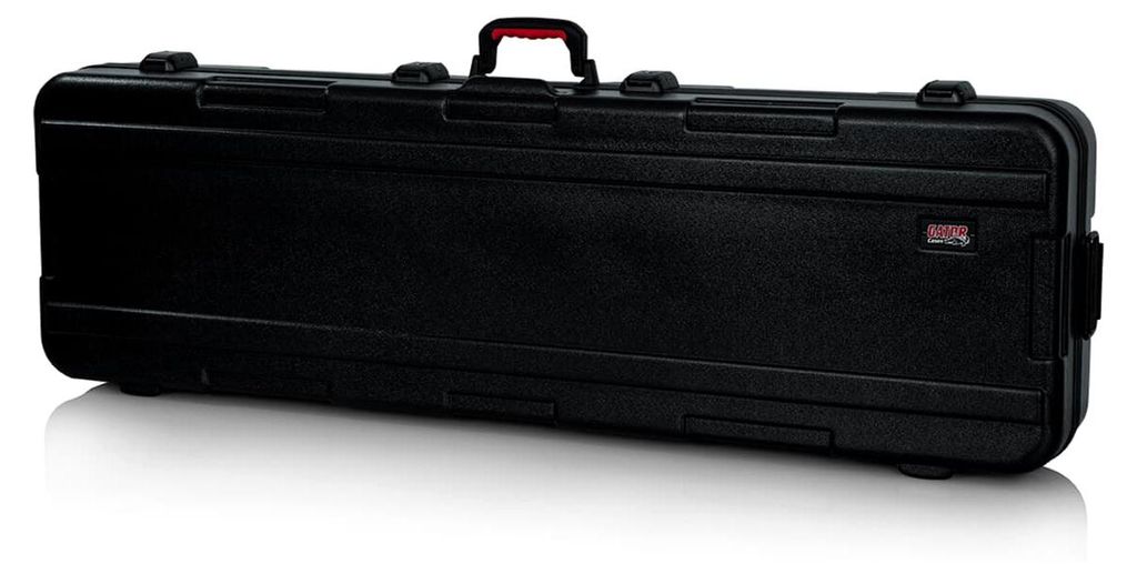 Gator Cases Slim 88-Note-Tastaturkoffer Mit Rädern, Schwarz, Polyethylen, MIDI-Keyboard-Gehäuse, Hard-Case, Jede Marke, Riegelverschluss