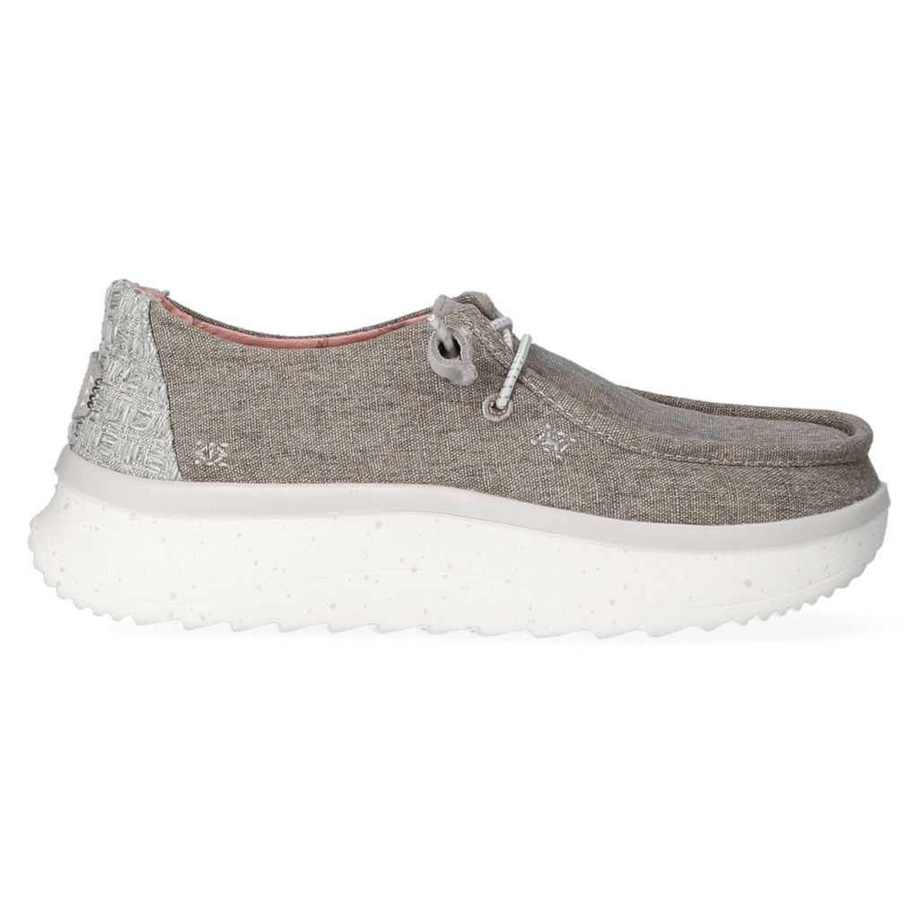 Hey Dude Shoes Mokassins Schnürschuhe Wendy Peak Chambray Damen 31373735383934 Braun 36 EU