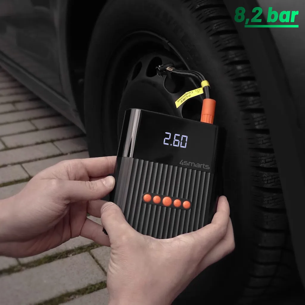 JumpStarter PitStop : Démarreur de Secours et Compresseur d'Urgence - 8