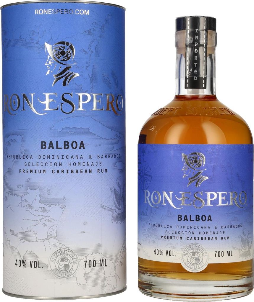 Ron Espero Balboa Selección Homenaje Premium Caribbean Rum Image du produit 