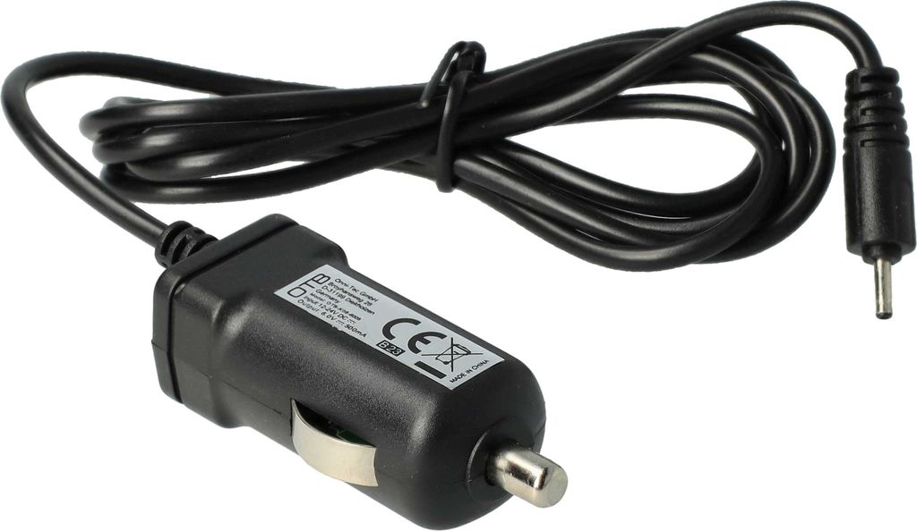 vhbw Kfz-Ladekabel kompatibel mit Nokia N93, N95, Swisstone BBM 420, N93i, X2-00, X2, N95 8GB, N96, N92, X3 Handy - 12V/24V Ladegerät, 12 cm