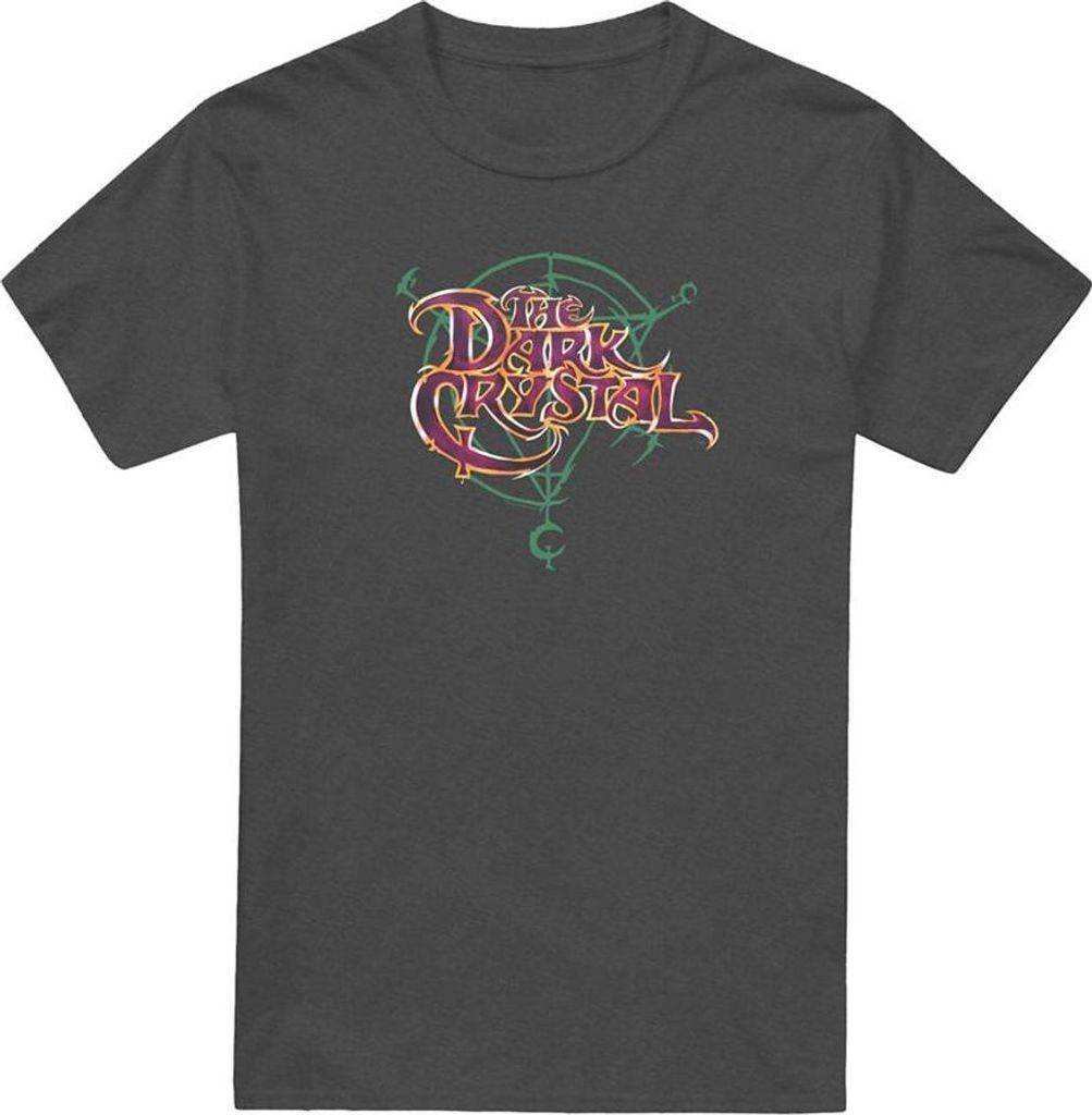 Dark Crystal - T-Shirt für Herren/Damen Uni, Logo TV21551 (S) (Holzkohle)