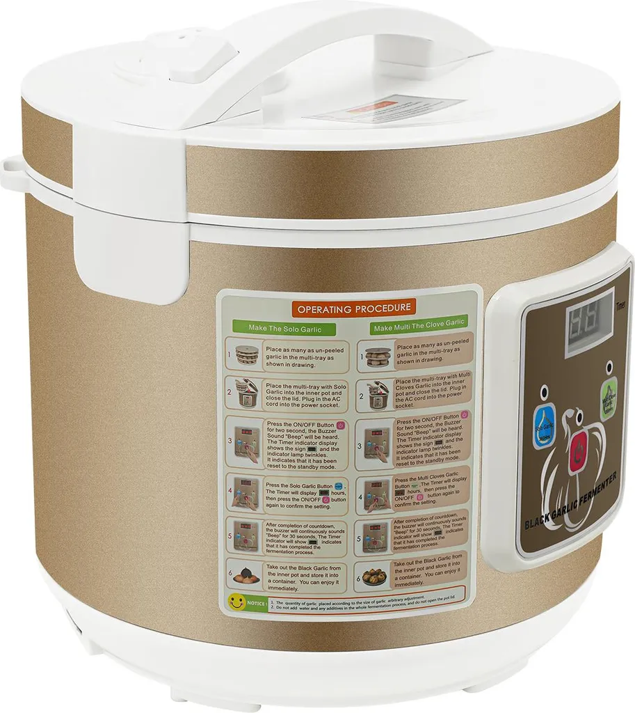 Fermenteur d'ail multifonction MULTI avec écran de contrôle digital